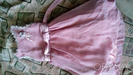 Нарядное платье для девочки 6-8 лет, юбка пышная, длина 77, верх 29, юбка 48, по. . фото 1