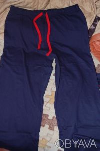 Мужская пижама фирмы Yamamay (Италия).
100% хлопок.
Цвет синий с принтом.
В н. . фото 4