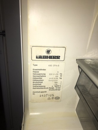 Продам полностью рабочий б/у холодильник Liebherr. Возможна доставка.. . фото 7