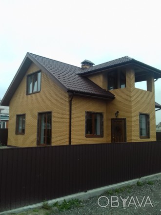 Новый дом, в 15 минутах от центра города, дом кирпичный, сделан с качественных с. Борисполь. фото 1