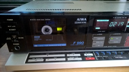Кассетная дека (магнитофон) AIWA AD-F990E (модель 1986 г., изготовлена в Японии). . фото 5
