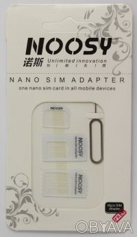Набор SIM адаптеров на все три формата сим-карт. 
Теперь карта Nano-Sim может б. . фото 4