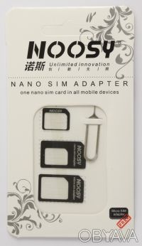 Набор SIM адаптеров на все три формата сим-карт. 
Теперь карта Nano-Sim может б. . фото 2