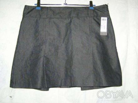 Продается юбка новая KOOKAI. Цвет темно-серый в мелкую полосочку. Размер L ( тал. . фото 1