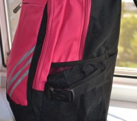 Городской рюкзак адисас розового цвета. Качественный рюкзак для девушки на кажды. . фото 4