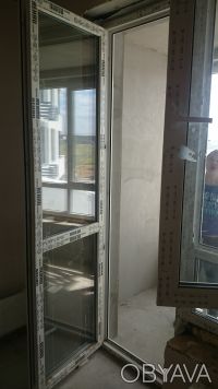 Качественный металопластиковый балконный блок Rehau с фурнитурой. Был установлен. . фото 3