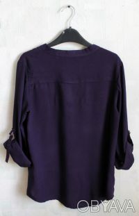 Темно-фиолетовая рубашка new look отличного качества, очень приятная к телу.
Ра. . фото 4