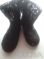 Продам ажурні чобітки для дівчинки, в хорошому стані, 29 розмір. . фото 2