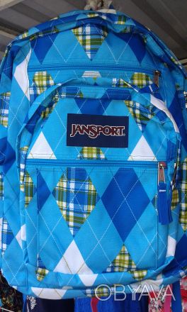 Повседневный, школьный рюкзак, отличный  для ежедневного ношения, из прорезиненн. . фото 1