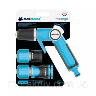 Пистолетный ороситель Cellfast ERGO™
	высококачественный, эргономичный пис. . фото 3