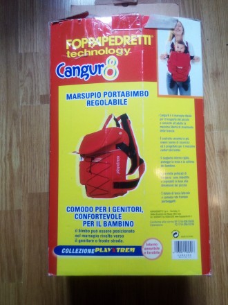 Рюкзак-кенгуру італійського бренду. Комфортний для дитини та батьків. Абсолютно . . фото 3