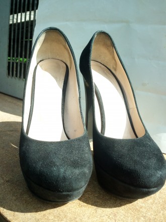 Продам женские итальянские замшевые туфли, модель " Лабутены", бренда Marco Pini. . фото 6