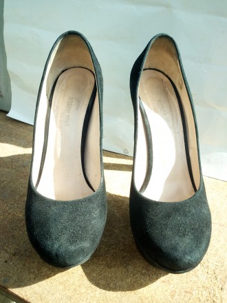 Продам женские итальянские замшевые туфли, модель " Лабутены", бренда Marco Pini. . фото 5