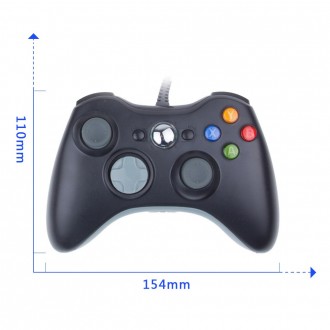 Цифровой геймпад с 2 аналоговыми джойстиками, совместим как с ПК так и с Xbox 36. . фото 2