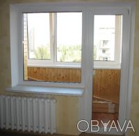 Балконный блок - это окно и дверь, которые разделяют комнату и балкон!

Балкон. . фото 5