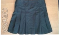 Продается школьная юбка. Возраст 6-7 лет. Талия 28 см, длина 36 см. Цвет черный.. . фото 3