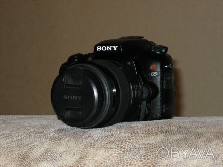 Продам чудову любительську дзеркальну камеру Sony A65 з кітовим об'єктивом Sony . . фото 1