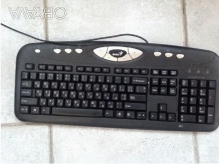 Продам клавиатуру, рабочая, хорошее состояние, черный цвет, кнопки управления му. . фото 1