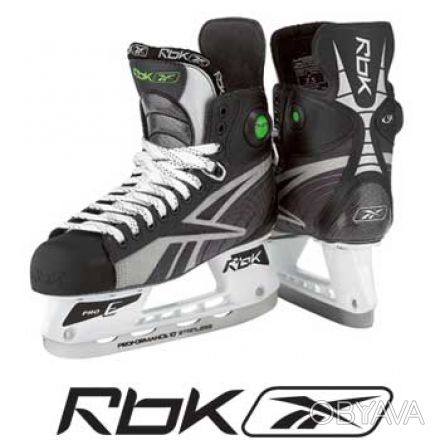 Продам детские хоккейные коньки REEBOK 5K PUMP, размер 3Е ( 23 см стелька ). Нов. . фото 1