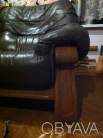 Натуральный кожаный диван 
Для гостиной 
100 % натуральная кожа, каркас из нат. . фото 6