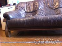 Натуральный кожаный диван 
Для гостиной 
100 % натуральная кожа, каркас из нат. . фото 4