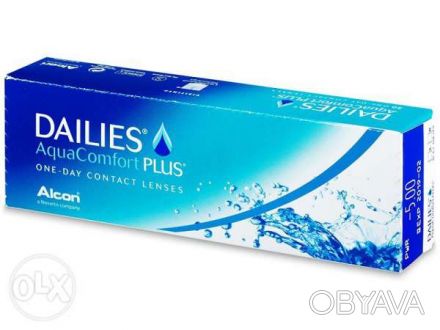 DAILIES AquaComfort Plus - однодневные контактные линзы с уникальным тройным эфф. . фото 1