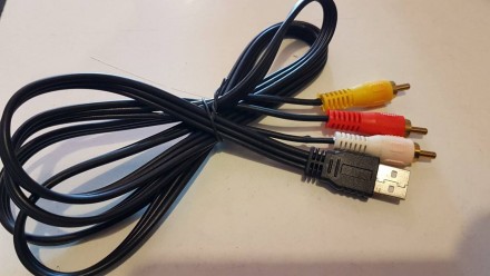 Разъем 1: USB 2.0 
Разъем 2: 3 RCA (штекер)
Длина кабеля: 1,5 м
Назначение: аксе. . фото 5