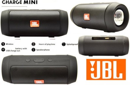 Описание: Музыкальная портативная Колонка Bluetooth JBL Charge mini J006 Bluetoo. . фото 10