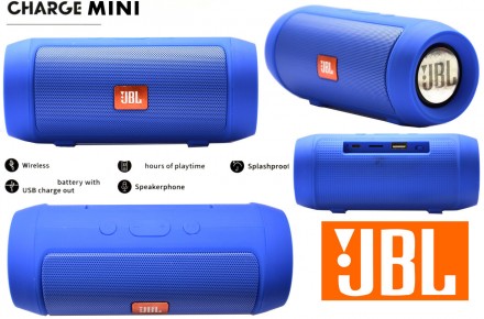 Описание: Музыкальная портативная Колонка Bluetooth JBL Charge mini J006 Bluetoo. . фото 2