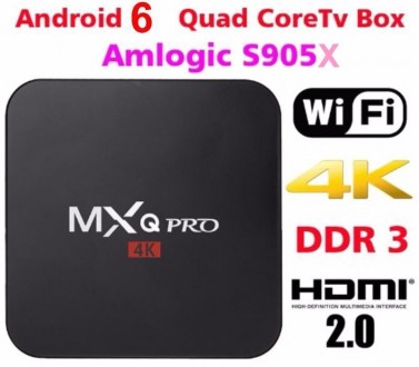Приставка смарт MX PRO Q 4K TV BOX Internet TV, Приставка смарт ТВ Android Smart. . фото 7