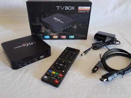 Приставка смарт MX PRO Q 4K TV BOX Internet TV, Приставка смарт ТВ Android Smart. . фото 1