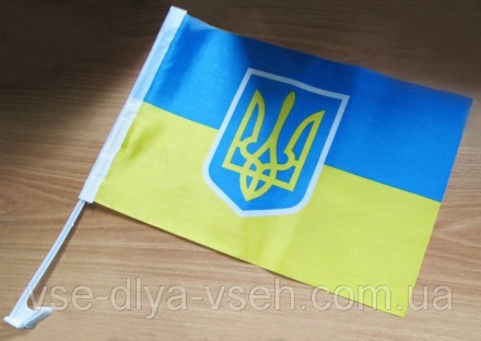  Флажок Украины на машину на флагштоке Мгновенно устанавливается и снимается на . . фото 2