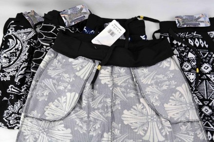 Женские трикотажные брюки прямые книзу с цветочным узором от китайского производ. . фото 8