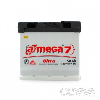 Аккумулятор A-Mega (6 СТ-50-АЗ 480 А "+" слева ) Ultra M7
Емкость : 50. . фото 1