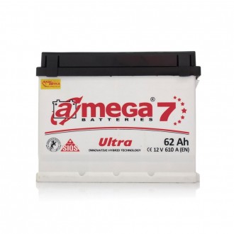 Аккумулятор A-Mega (6 СТ-62- АЗ 610 А "+" слева ) Ultra M7
Емкость : 6. . фото 2