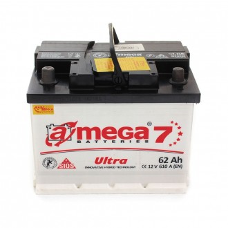 Аккумулятор A-Mega (6 СТ-62- АЗ 610 А "+" слева ) Ultra M7
Емкость : 6. . фото 10