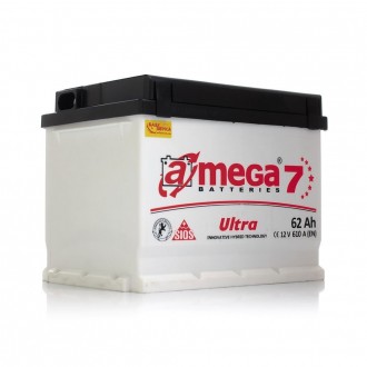 Аккумулятор A-Mega (6 СТ-62- АЗ 610 А "+" слева ) Ultra M7
Емкость : 6. . фото 8
