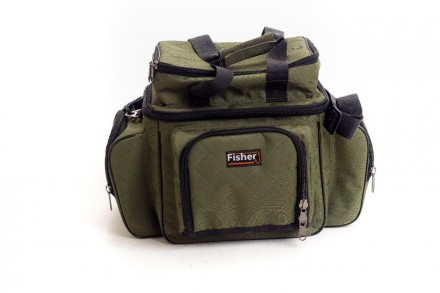 ВместВместительная сумка с множеством карманов от компании Fisher - предназначен. . фото 2