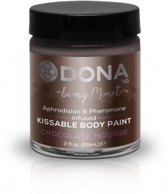 Dona Kissable Body Paint CHOCOLATE MOUSSE — это абсолютно съедобная краска для т. . фото 2