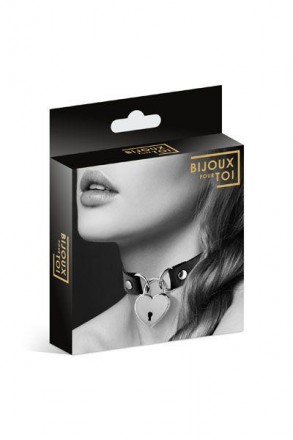 Предлагаем купить чокер Bijoux Pour Toi HEART LOCK Black - стильное украшение из. . фото 4