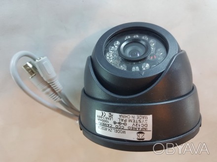 Особенности:
Эта камера купольная использует высокое разрешение Sharp CCD сенсор. . фото 1