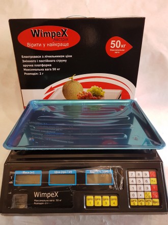 Описание
Электронные Весы Wimpex до 50 кг​
Электронные торговые весы применяются. . фото 2