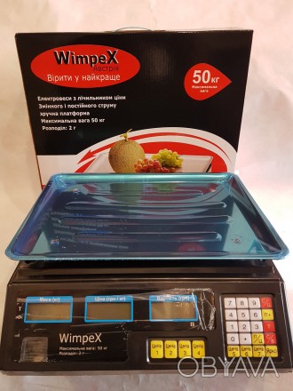 Описание
Электронные Весы Wimpex до 50 кг​
Электронные торговые весы применяются. . фото 1