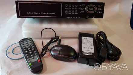 Видеорегистратор DVR H264 на 8 камер: 
Данная система видеонаблюдения может выпо. . фото 1