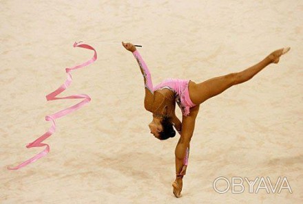Гимнастическая лента 6м Розовая Тайвань
Лента — предмет в художественной гимнаст. . фото 1