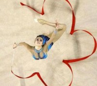 Гимнастическая лента 6м Красная Тайвань
Лента — предмет в художественной гимнаст. . фото 3