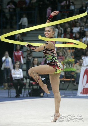Гимнастическая лента 6м Желтая Тайвань
Лента — предмет в художественной гимнасти. . фото 1