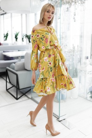 Очень красивое лёгкое весеннее Платье Женское "Патриция" Цена 650 грн Размер 42-. . фото 5