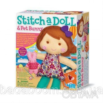 Простой комплект для шитья дает возможность создать куклу ручной работы из войло. . фото 1