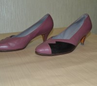 Продам новые кожаные туфли на среднем удобном каблучке.. . фото 2